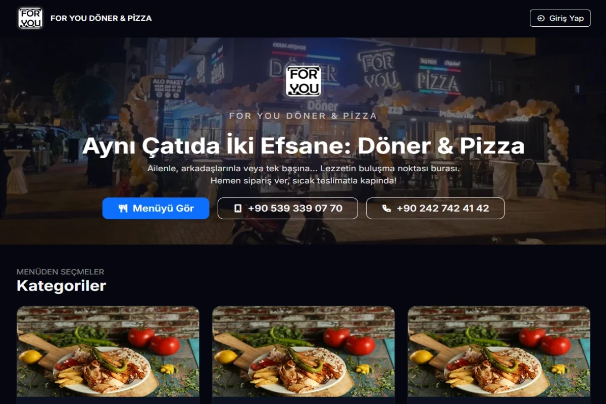 For You Pizza Restaurant