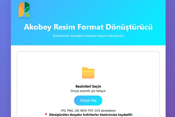 Ak Resim Formatı Dönüştürücü